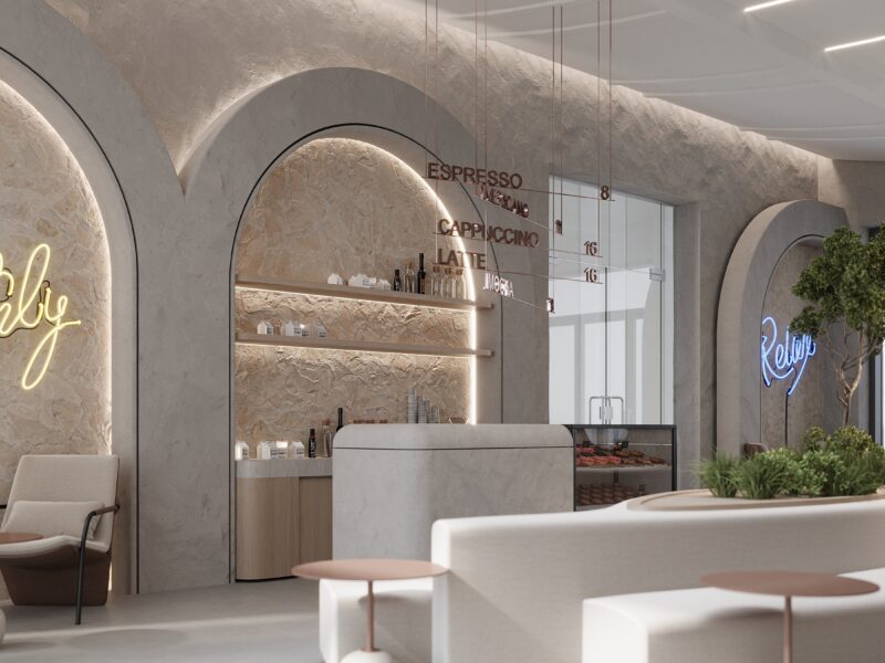 The Club's coffee & matcha bar